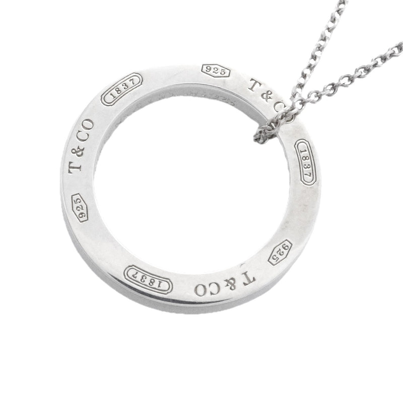 【6jfb0239-k】ティファニー ネックレス 1837/サークル シルバー925【中古】レディース