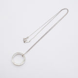 【6jfb0239-k】ティファニー ネックレス 1837/サークル シルバー925【中古】レディース