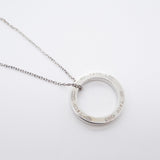 【6jfb0239-k】ティファニー ネックレス 1837/サークル シルバー925【中古】レディース