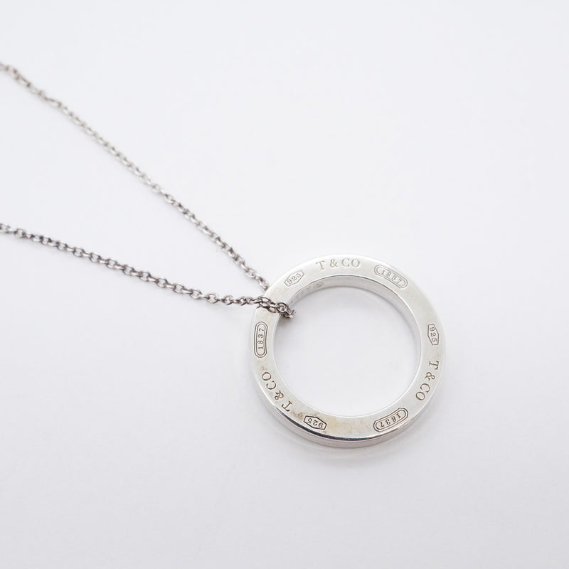【6jfb0239-k】ティファニー ネックレス 1837/サークル シルバー925【中古】レディース