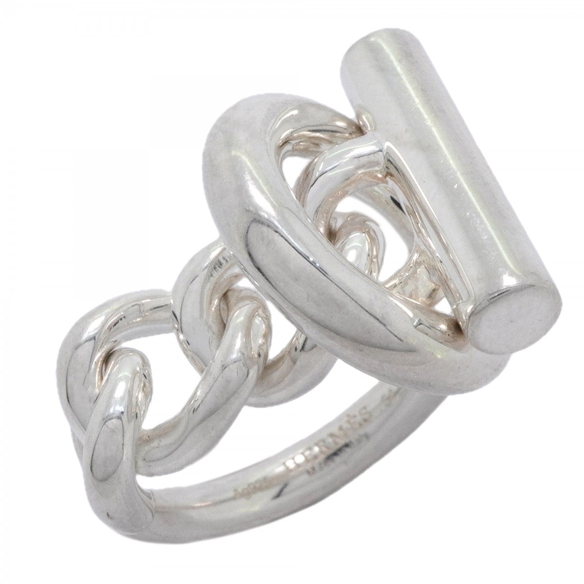 【6jfb0243】エルメス リング クロワゼット シルバー925 ＃54【中古】メンズ