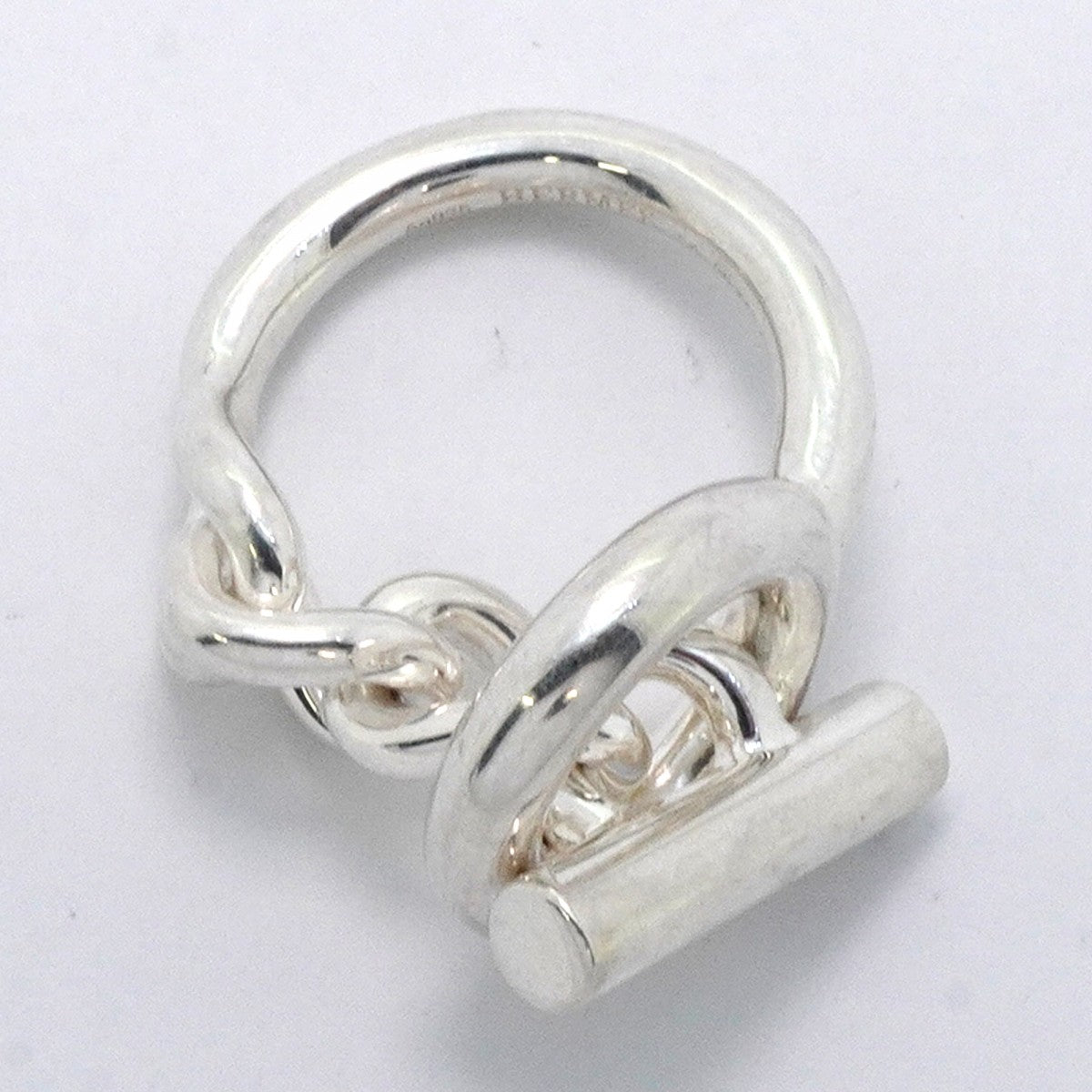 【6jfb0243】エルメス リング クロワゼット シルバー925 ＃54【中古】メンズ