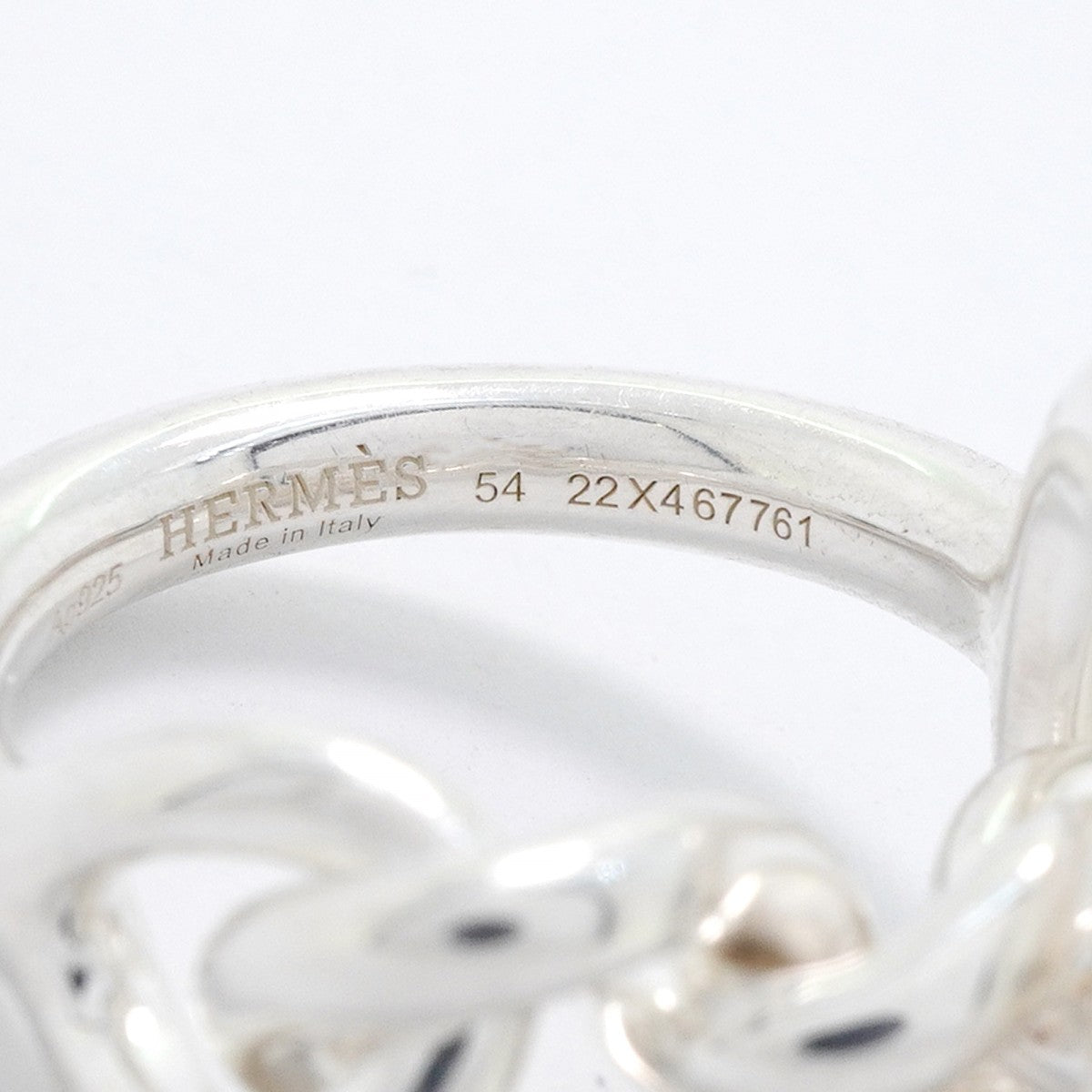 【6jfb0243】エルメス リング クロワゼット シルバー925 ＃54【中古】メンズ