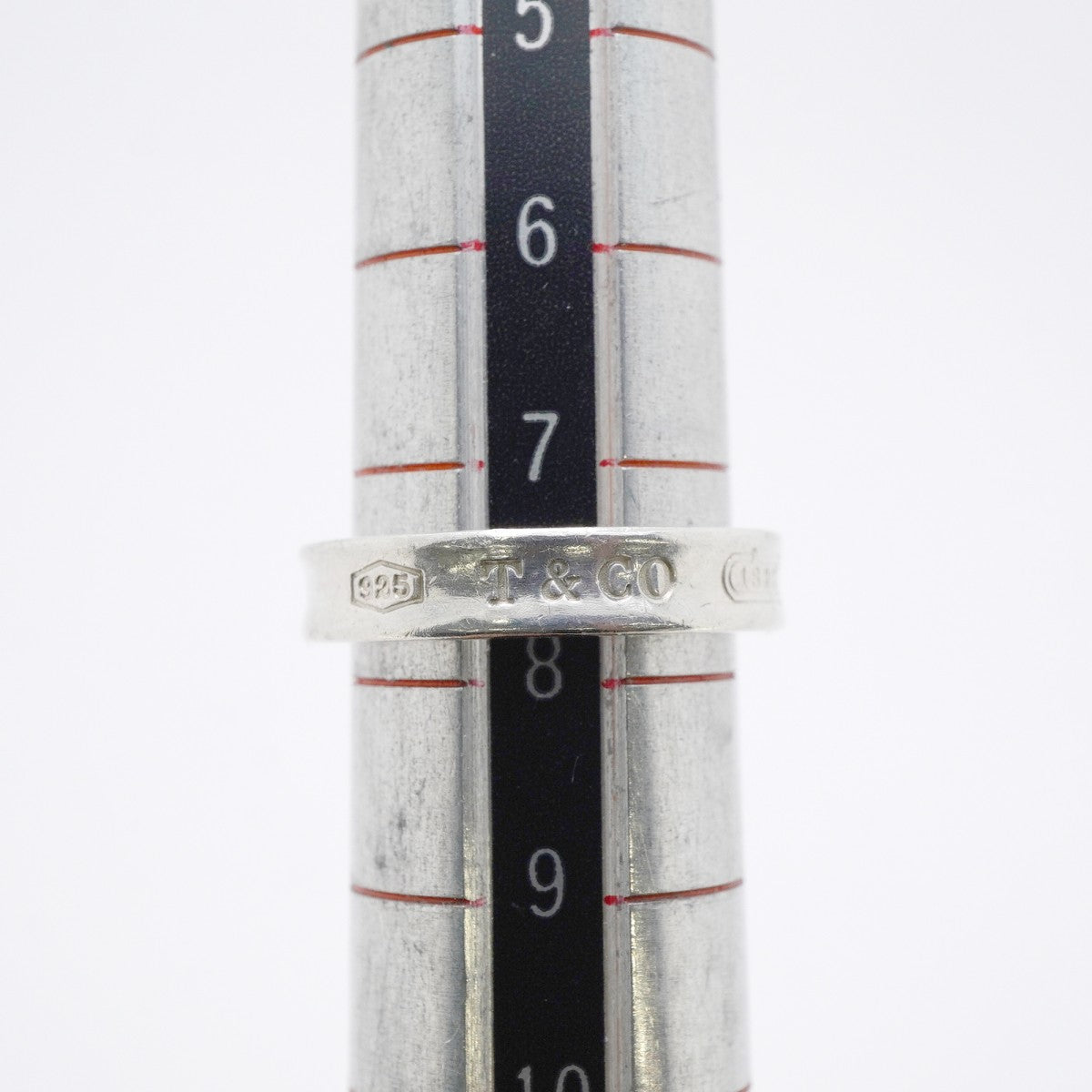【6jfb0244】ティファニー リング ナロー シルバー925 7.5号【中古】レディース