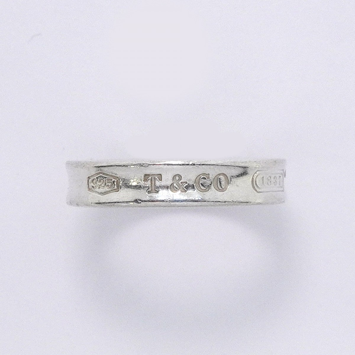 【6jfb0244】ティファニー リング ナロー シルバー925 7.5号【中古】レディース