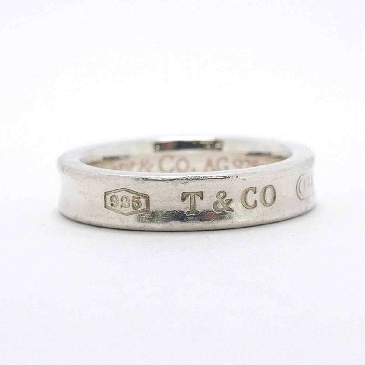 【6jfb0244】ティファニー リング ナロー シルバー925 7.5号【中古】レディース