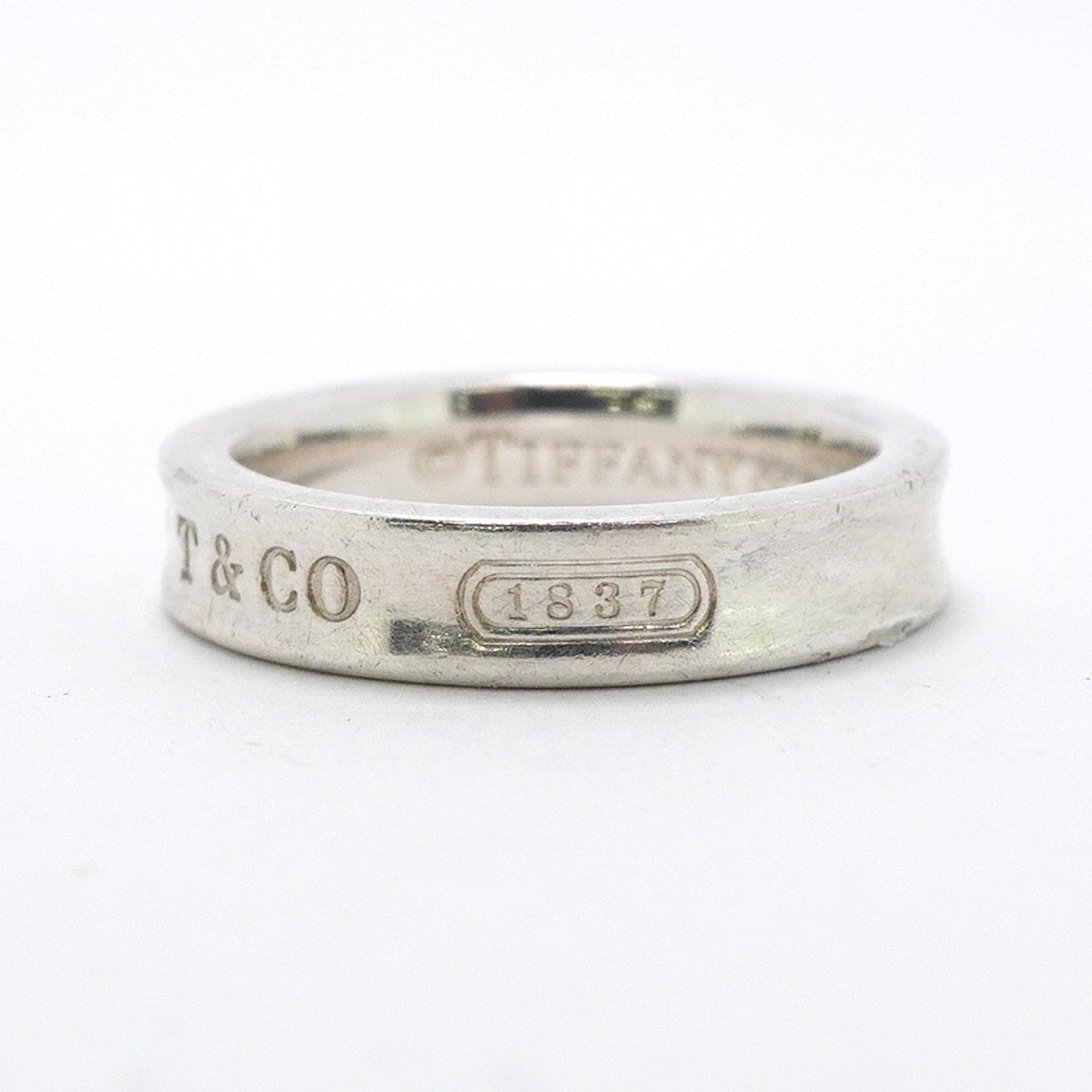 【6jfb0244】ティファニー リング ナロー シルバー925 7.5号【中古】レディース