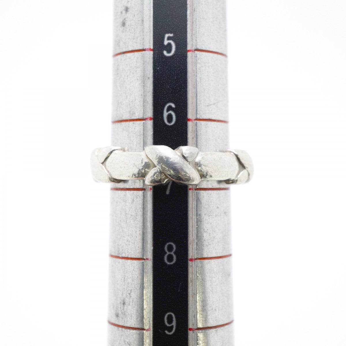 【6jfb0245】ティファニー リング シグネチャークロス シルバー925 6.5号【中古】レディース