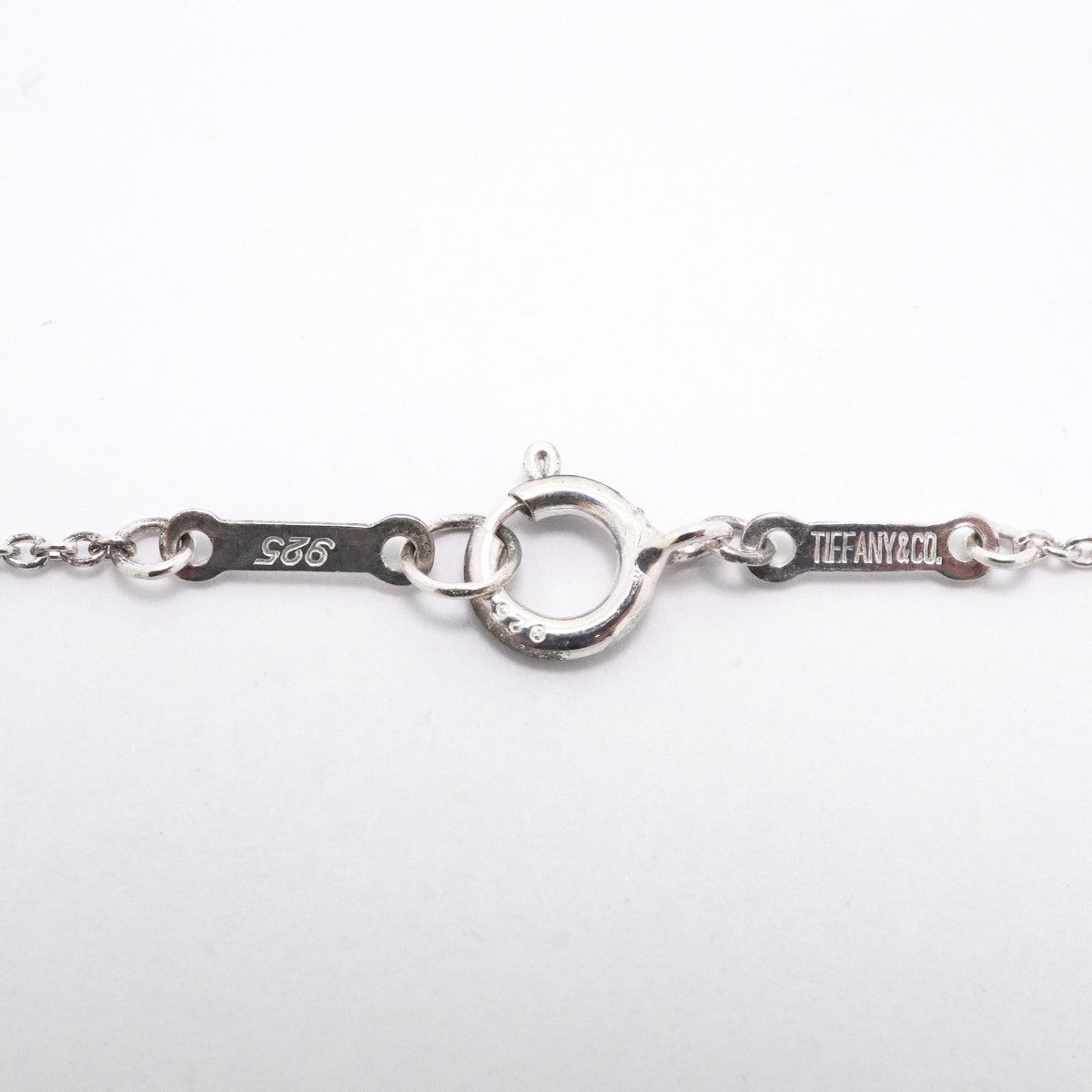 【6jfb0247】ティファニー ネックレス イニシャル ｎ シルバー925【中古】レディース