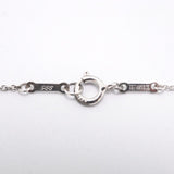【6jfb0247】ティファニー ネックレス イニシャル ｎ シルバー925【中古】レディース