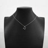 【6jfb0247】ティファニー ネックレス イニシャル ｎ シルバー925【中古】レディース