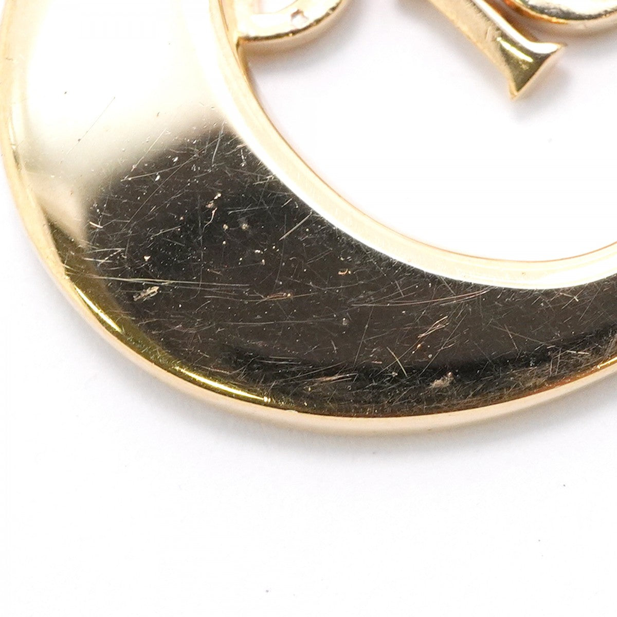 【6jfb0249】クリスチャンディオール ネックレス ディオールロゴ GPメッキ ゴールド【中古】レディース
