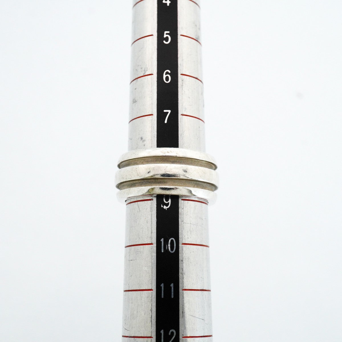 【6jfb0253】ティファニー リング グルーブド シルバー925 8.5号【中古】レディース