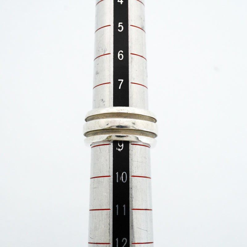 【6jfb0253】ティファニー リング グルーブド シルバー925 8.5号【中古】レディース