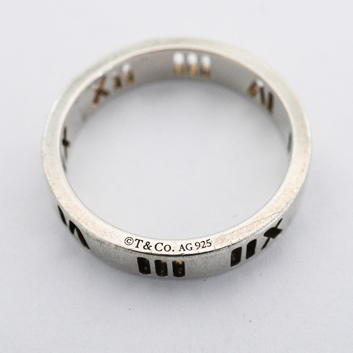 【6jfb0254】ティファニー リング アトラス シルバー925 8.5号【中古】レディース
