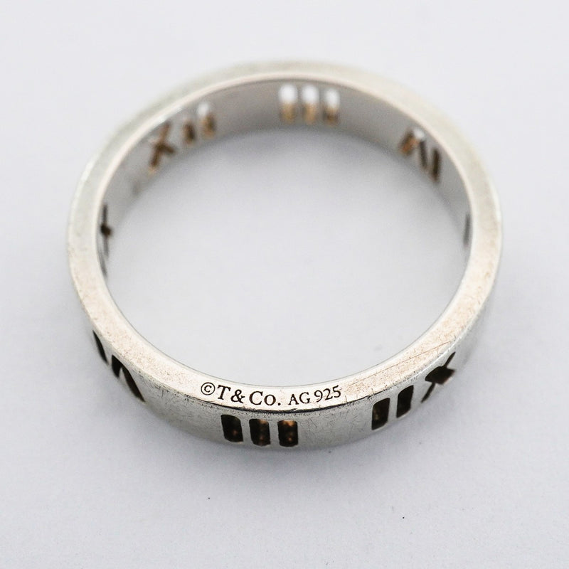 【6jfb0254】ティファニー リング アトラス シルバー925 8.5号【中古】レディース