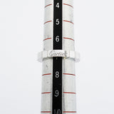 【6jfb0260】カルティエ リング ラニエール K18WG ホワイトゴールド ＃47【中古】レディース