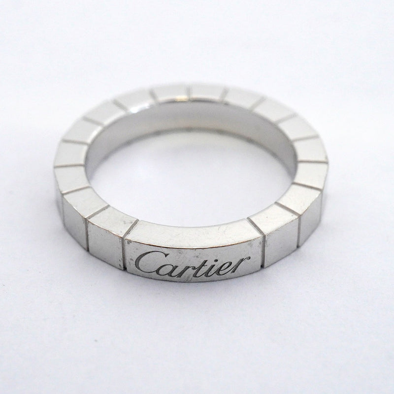 【6jfb0260】カルティエ リング ラニエール K18WG ホワイトゴールド ＃47【中古】レディース