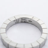 【6jfb0260】カルティエ リング ラニエール K18WG ホワイトゴールド ＃47【中古】レディース