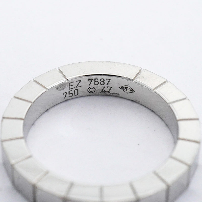 【6jfb0260】カルティエ リング ラニエール K18WG ホワイトゴールド ＃47【中古】レディース