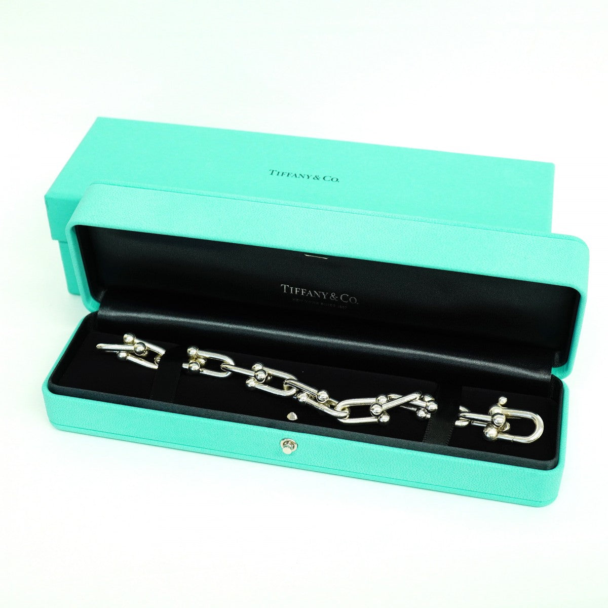 【6jfb0261】ティファニー ブレスレット ハードウェア シルバー925【中古】レディース