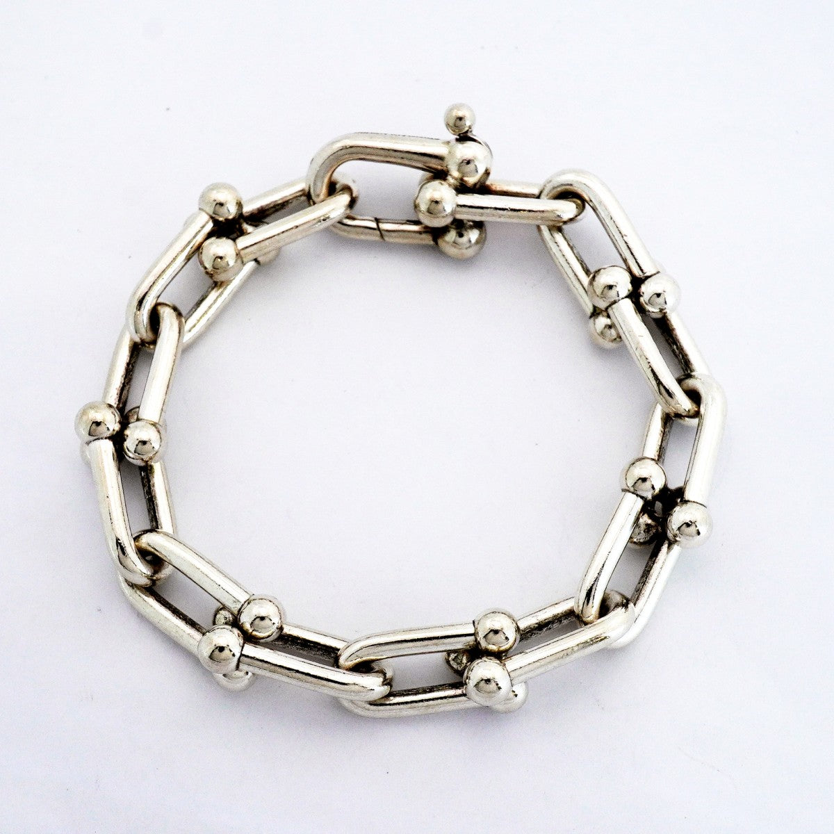 【6jfb0261】ティファニー ブレスレット ハードウェア シルバー925【中古】レディース