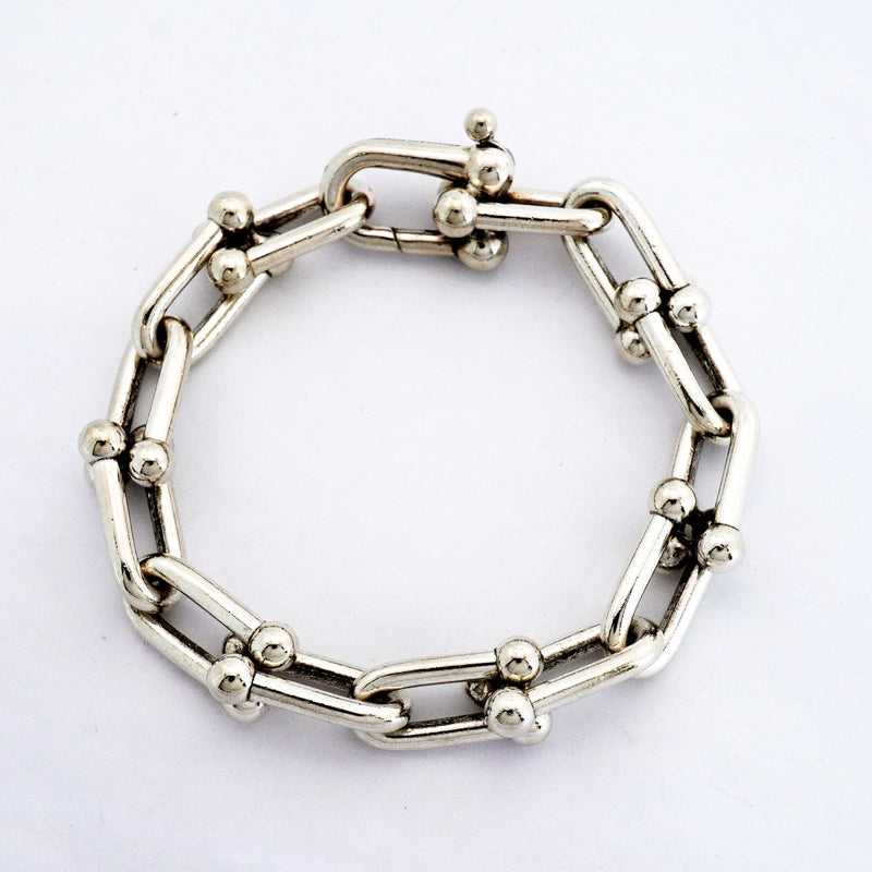 【6jfb0261】ティファニー ブレスレット ハードウェア シルバー925【中古】レディース