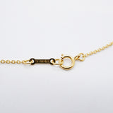 【6jfb0273】ティファニー ネックレス ビーン K18YG イエローゴールド【中古】レディース