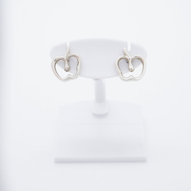 【6jfb0274】ティファニー ピアス アップル シルバー925【中古】レディース