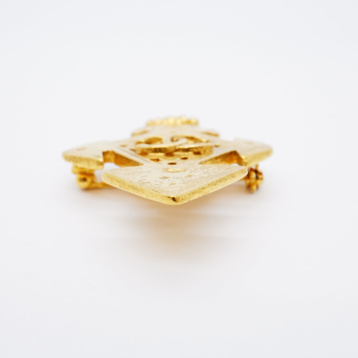 【6jfb0275】シャネル ブローチ ヴィンテージ ココマーク GPメッキ ゴールド【中古】レディース