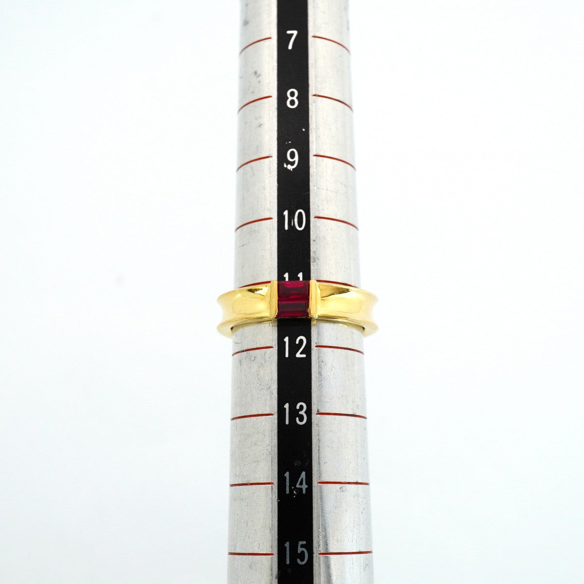 【6jfb0278】ティファニー リング スタッキング K18YG イエローゴールド ルビー ピンク 11.5号【中古】レディース