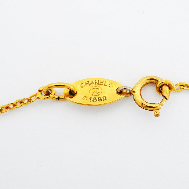 【6jfb0280】シャネル ネックレス ヴィンテージ ココマーク GPメッキ ゴールド【中古】レディース