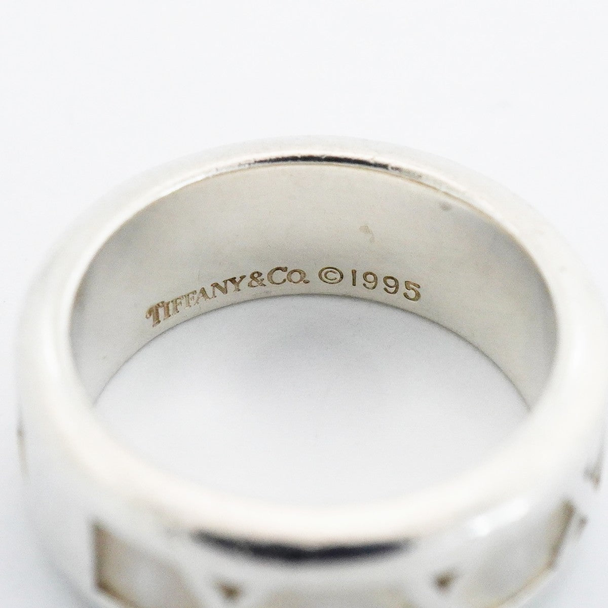 【6jfb0288】ティファニー リング アトラス シルバー925 9号【中古】レディース