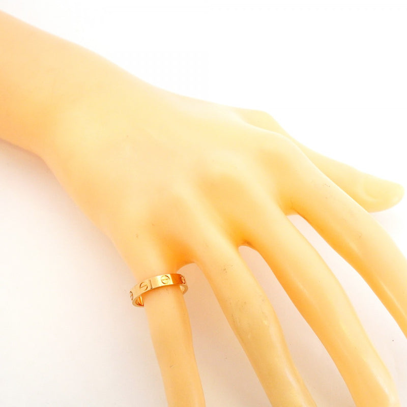 【6jfb0291】カルティエ リング ミニラブ K18PG ピンクゴールド ＃50【中古】レディース