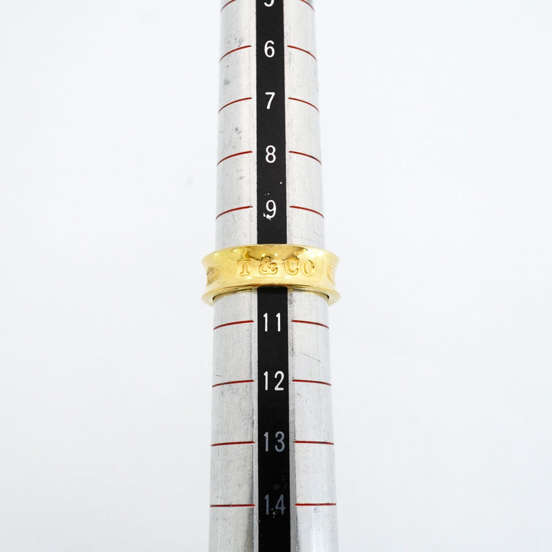 【6jfb0292】ティファニー リング ナロー K18YG イエローゴールド 10.5号【中古】レディース