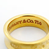 【6jfb0292】ティファニー リング ナロー K18YG イエローゴールド 10.5号【中古】レディース