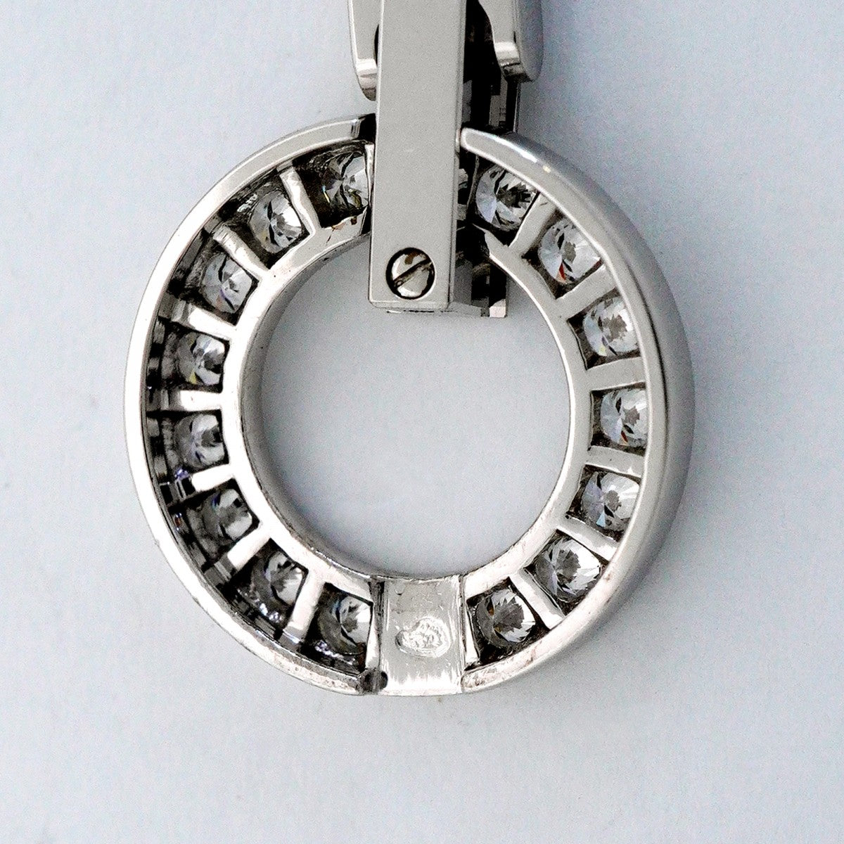 【6jfb0293】カルティエ ネックレス アグラフ K18WG ホワイトゴールド ダイヤモンド【中古】レディース