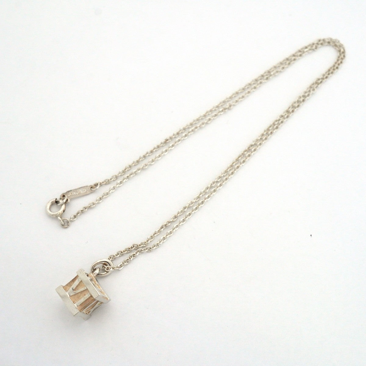 【6jfb0294】ティファニー ネックレス アトラス シルバー925【中古】レディース