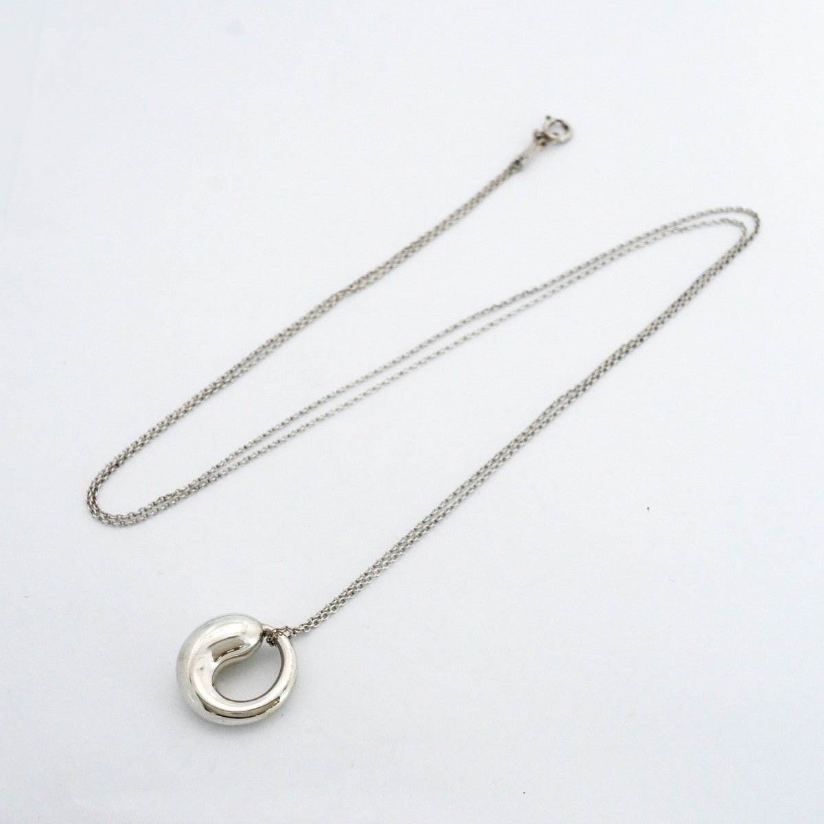 【6jfb0295】ティファニー ネックレス エターナルサークル シルバー925【中古】レディース