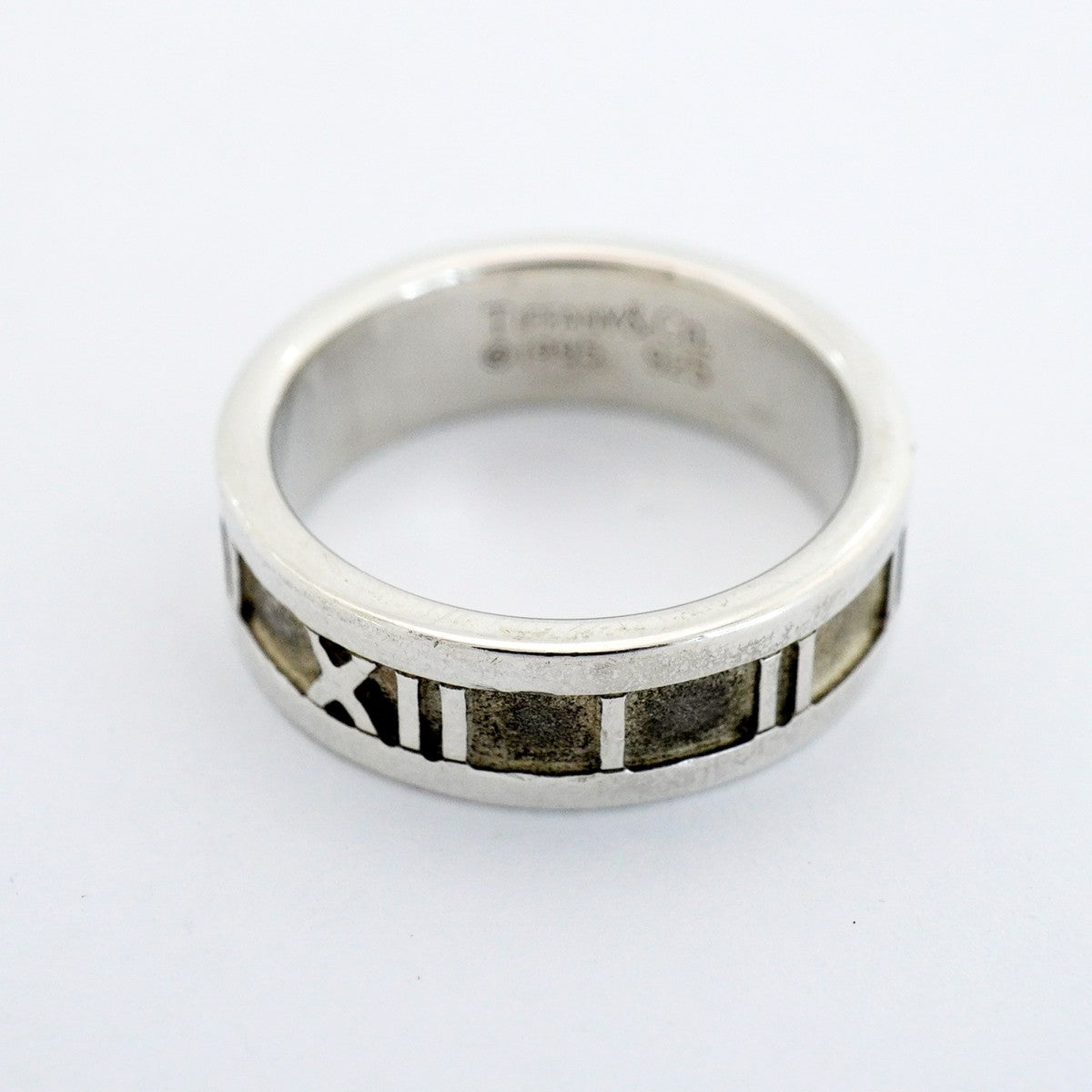 【6jfb0299】ティファニー リング アトラス シルバー925 14号【中古】レディース