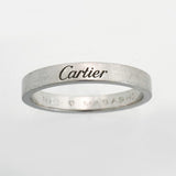 【6jfb0302】カルティエ リング エングレーブド Pt950 プラチナ ＃58【中古】メンズ