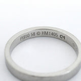 【6jfb0302】カルティエ リング エングレーブド Pt950 プラチナ ＃58【中古】メンズ