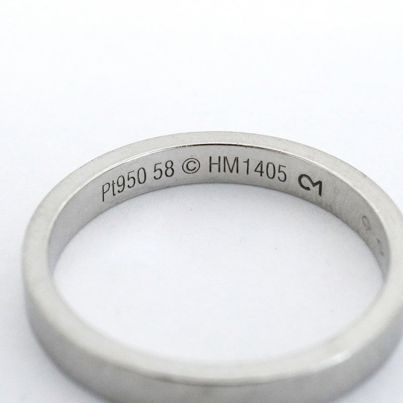 【6jfb0302】カルティエ リング エングレーブド Pt950 プラチナ ＃58【中古】メンズ