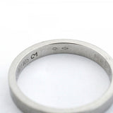 【6jfb0302】カルティエ リング エングレーブド Pt950 プラチナ ＃58【中古】メンズ
