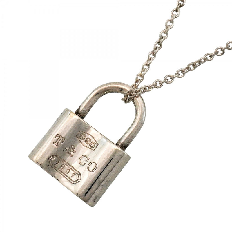 【6jfb0310】ティファニー ネックレス 1837/ロック シルバー925【中古】レディース
