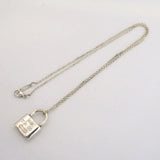 【6jfb0310】ティファニー ネックレス 1837/ロック シルバー925【中古】レディース