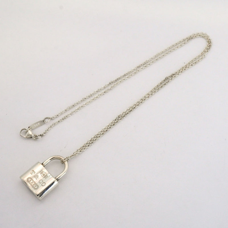 【6jfb0310】ティファニー ネックレス 1837/ロック シルバー925【中古】レディース