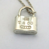 【6jfb0310】ティファニー ネックレス 1837/ロック シルバー925【中古】レディース