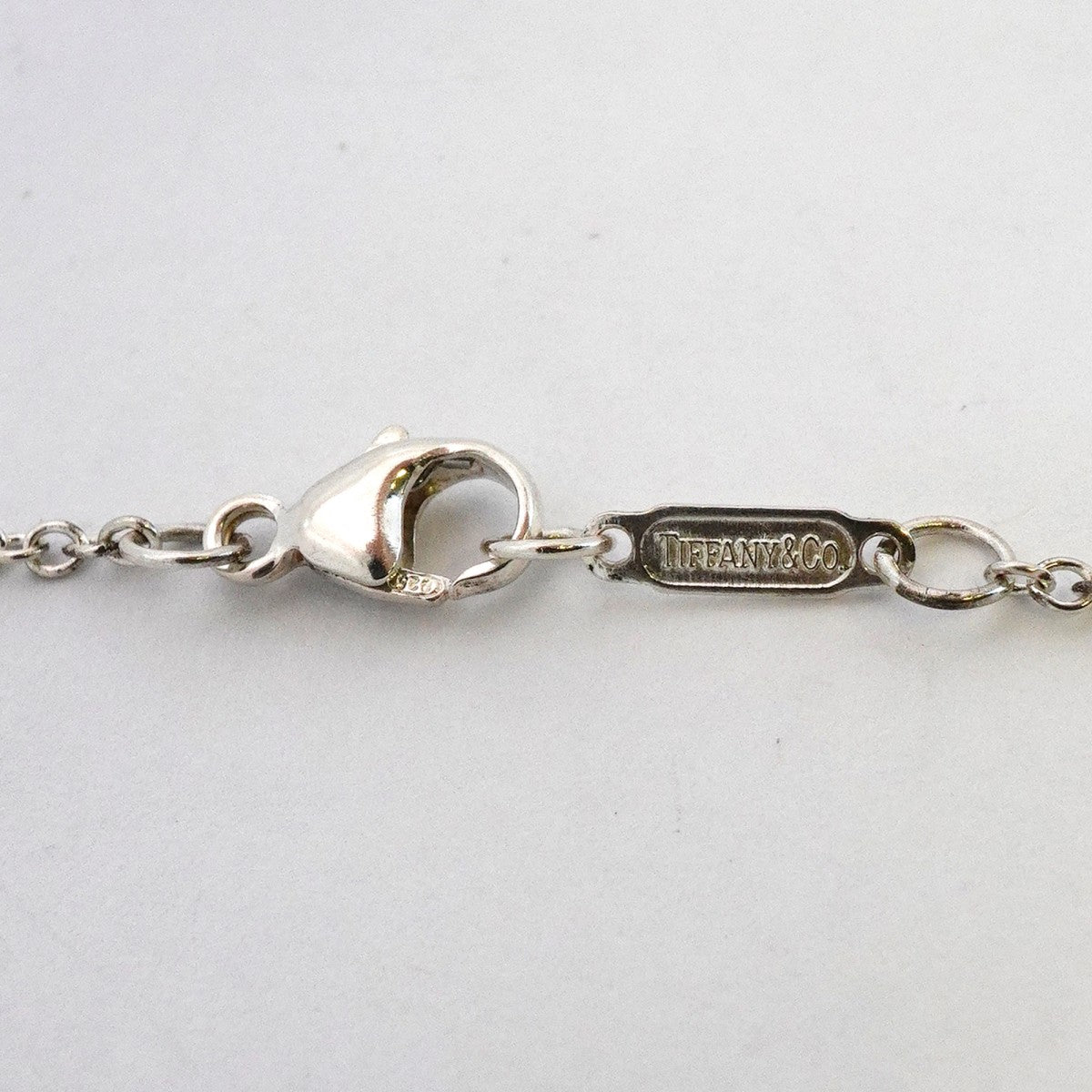 【6jfb0310】ティファニー ネックレス 1837/ロック シルバー925【中古】レディース