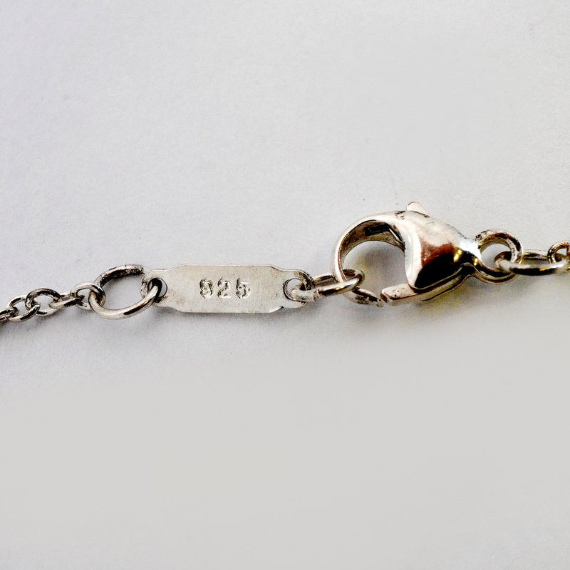 【6jfb0310】ティファニー ネックレス 1837/ロック シルバー925【中古】レディース